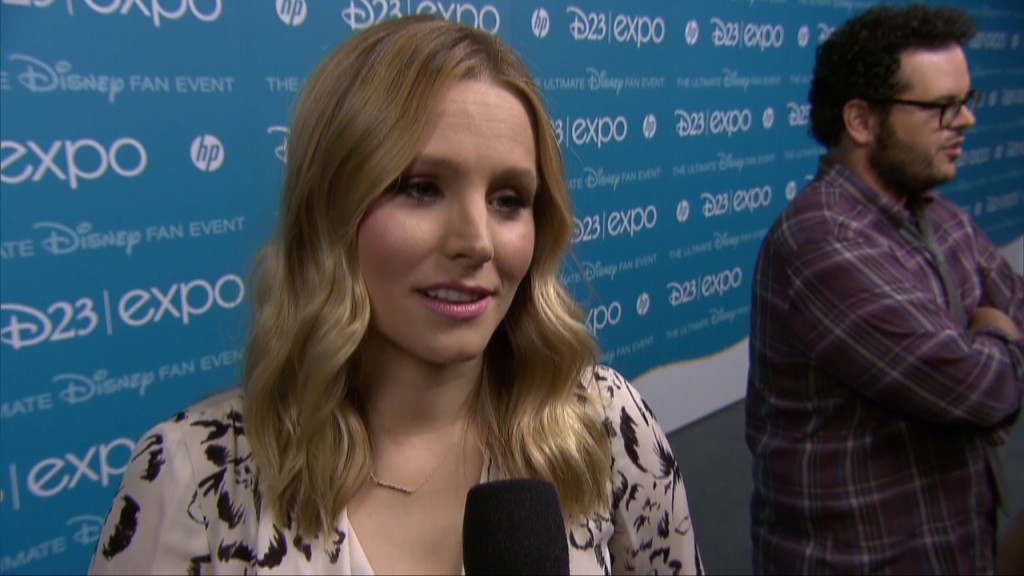 Kristen Bell at D23 Expo Chats About “Frozen” Celebrity Wire