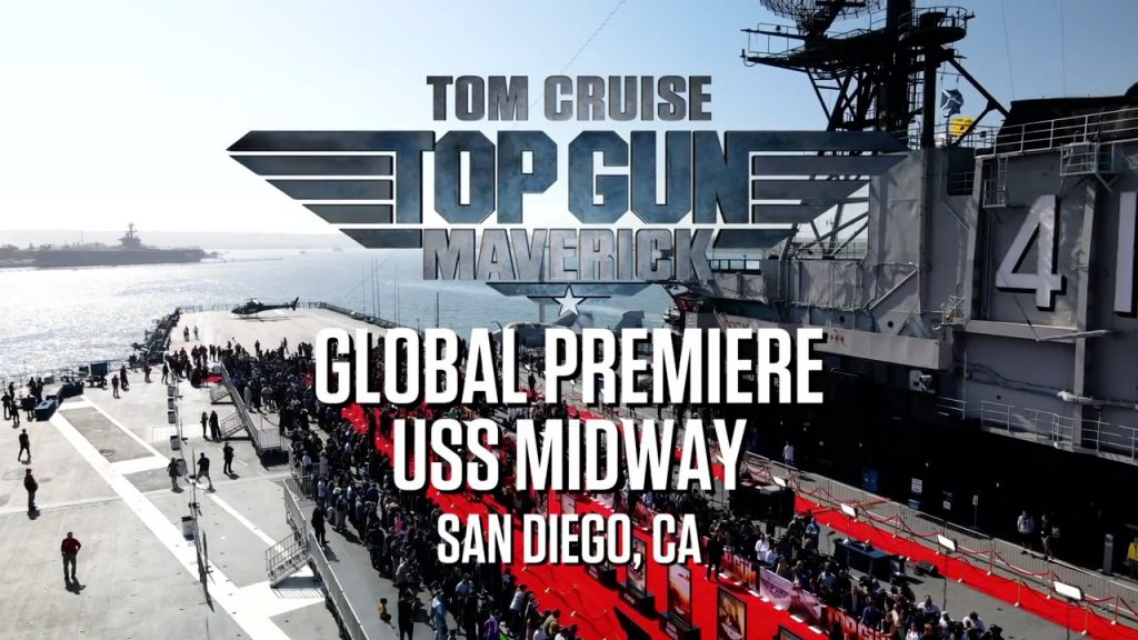 Top Gun Maverick Global Premiere USS Midway Celebrity Wire