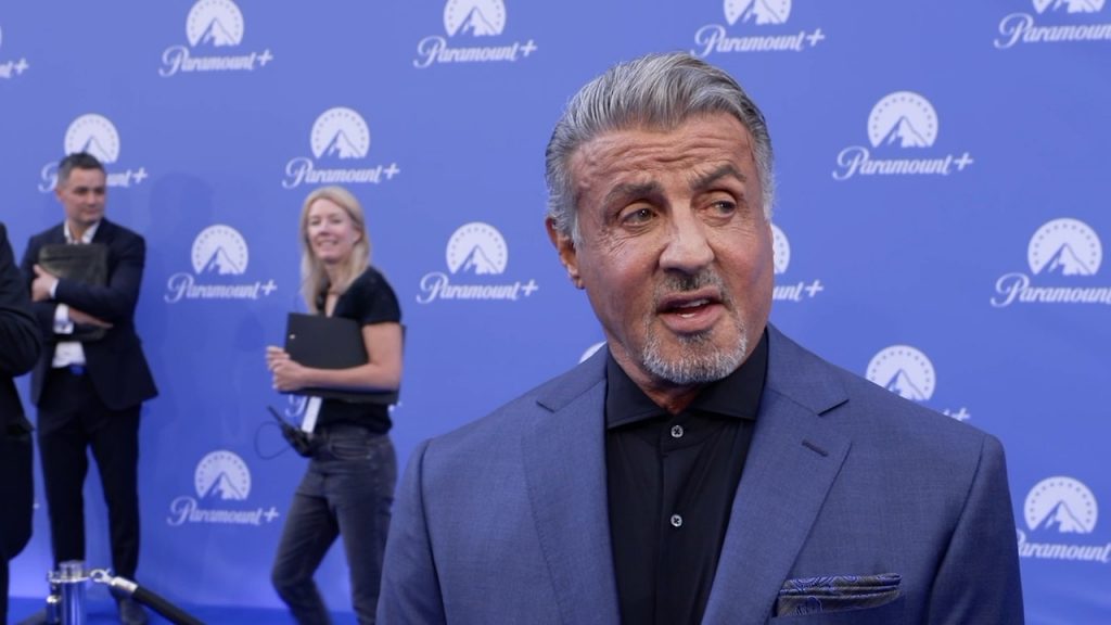 Paramount Plus UK Launch Event Sylvester Stallone Celebrity Wire(02)