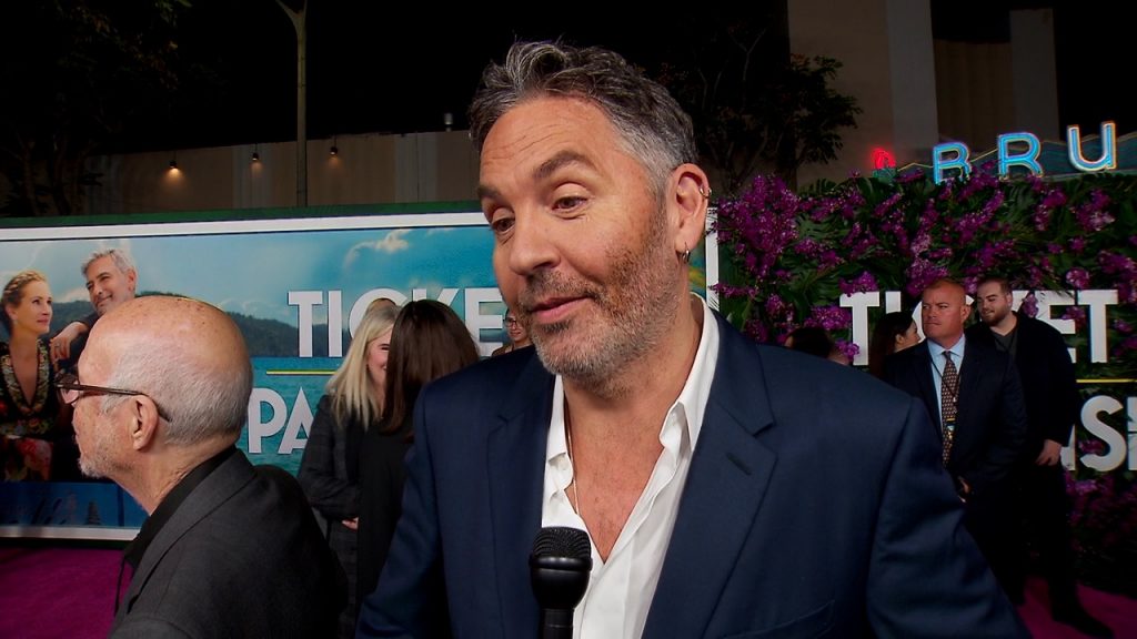 Ticket To Paradise Director Ol Parker LA Premiere Interview Celebrity