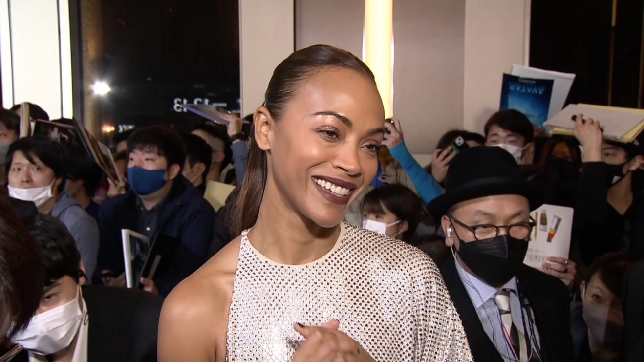Avatar: The Way of Water Tokyo Premiere Zoe Saldana Interview
